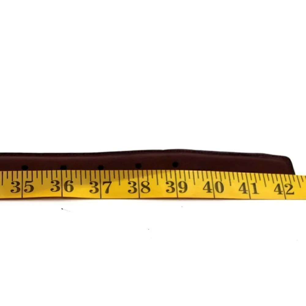 Classic BROWN GENUINE LEATHER 1.25